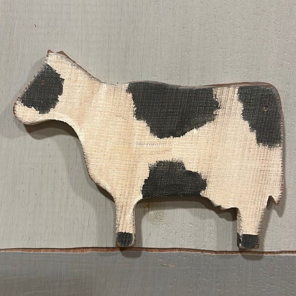 Hand Crafted Folk Art Milk Can w/ Cow by Beaver Creek Beaman Iowa Artist Signed - Picture 3 of 15